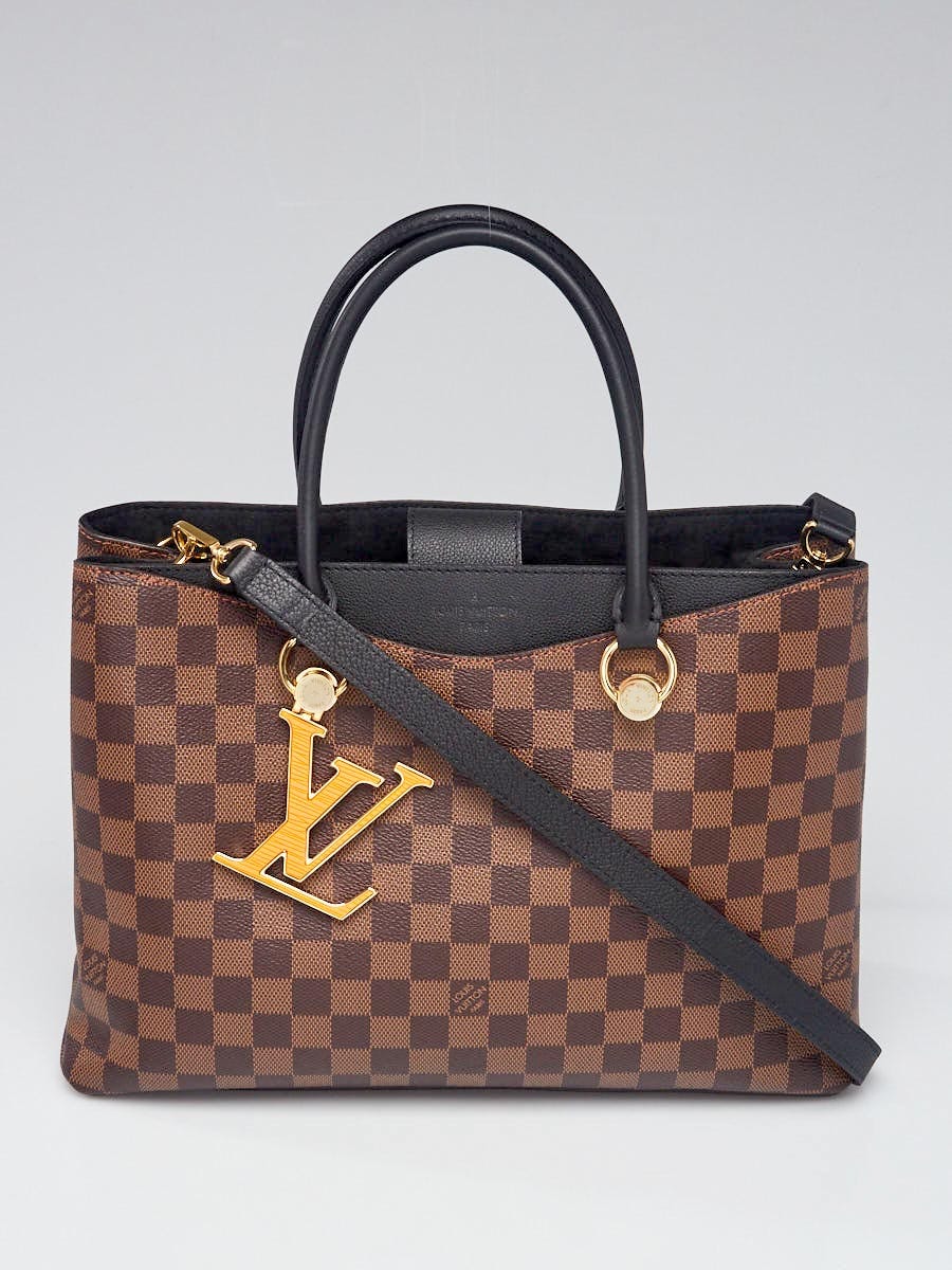 Louis Vuitton LV Riverside Damier Ebene Black Taurillon leather Shoulder  Bag