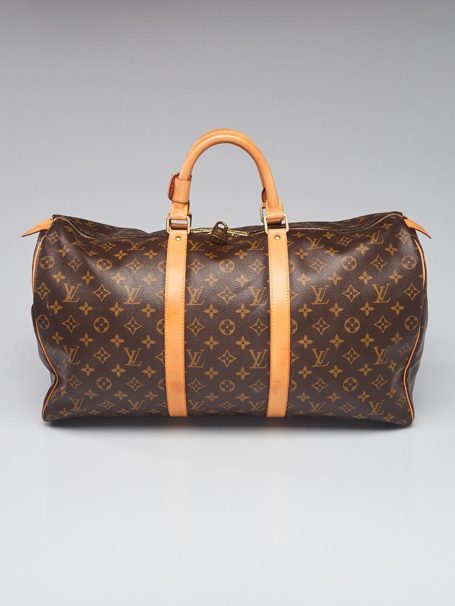 Louis Vuitton Keepall 50, monogram canvas