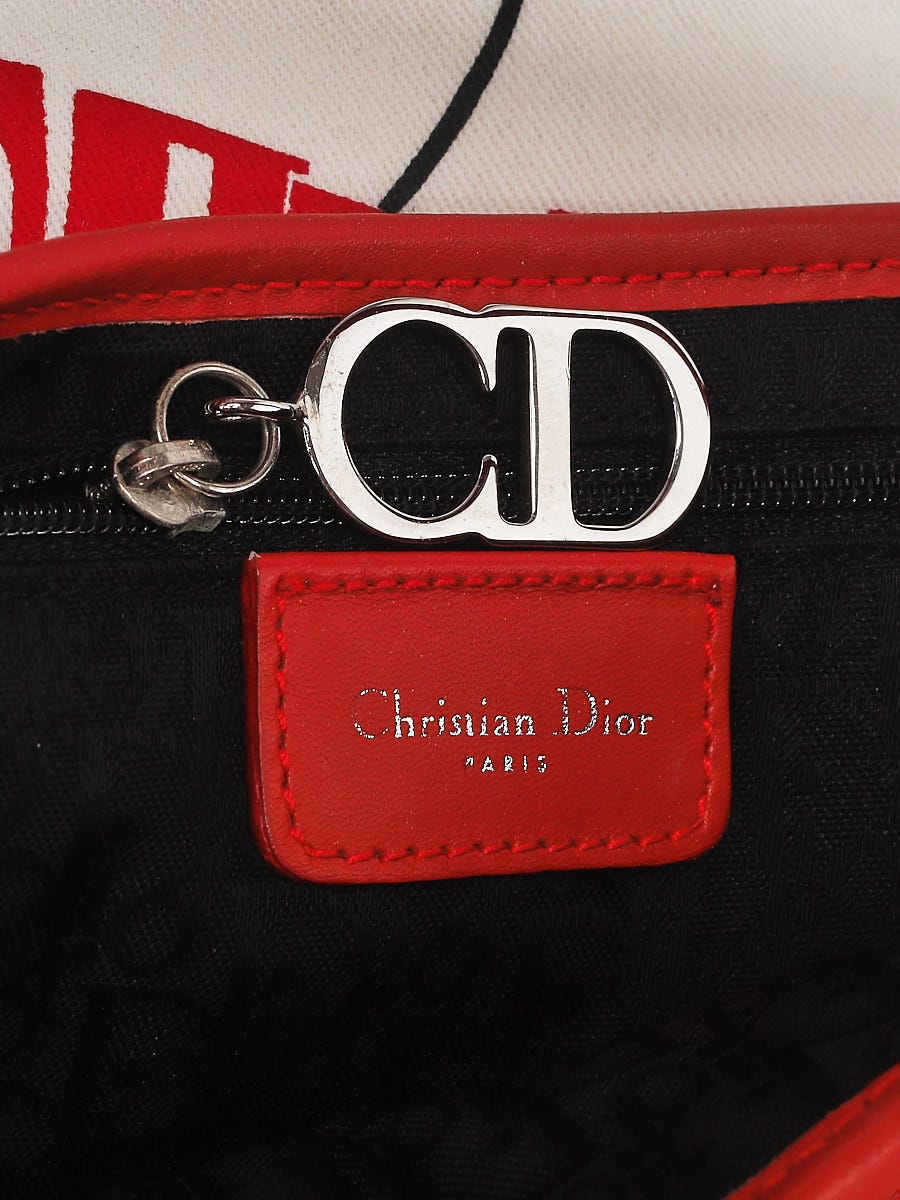 Christian Dior Limited Edition Hardcore Print Canvas Saddle Bag