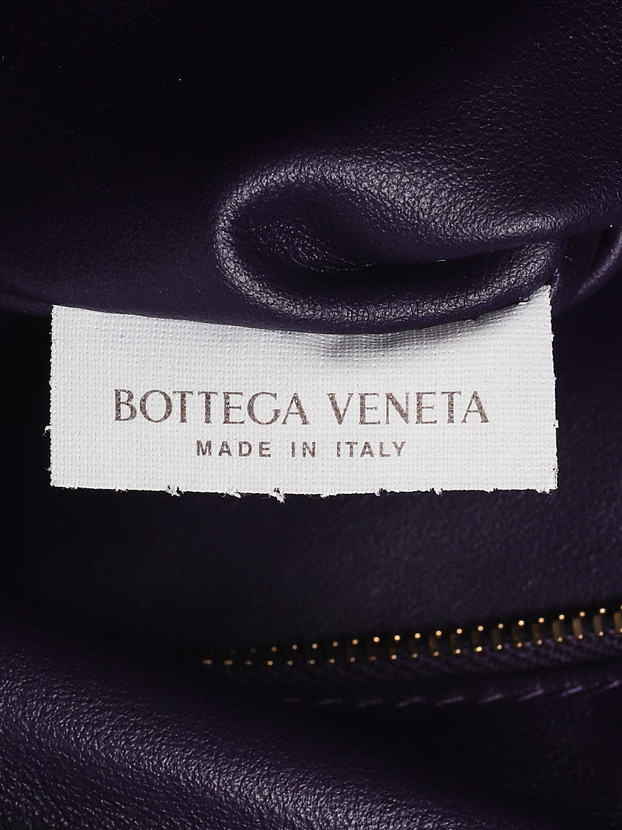 Bottega Veneta Purple Intrecciato Woven Nappa Leather Crossbody Flap Bag -  Yoogi's Closet