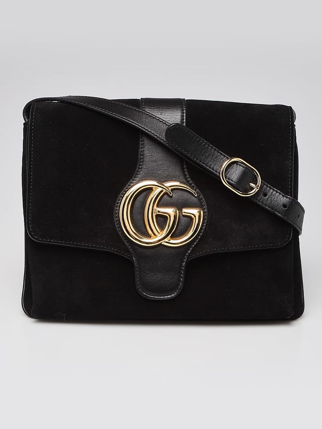 Gucci black suede crossbody Clearance