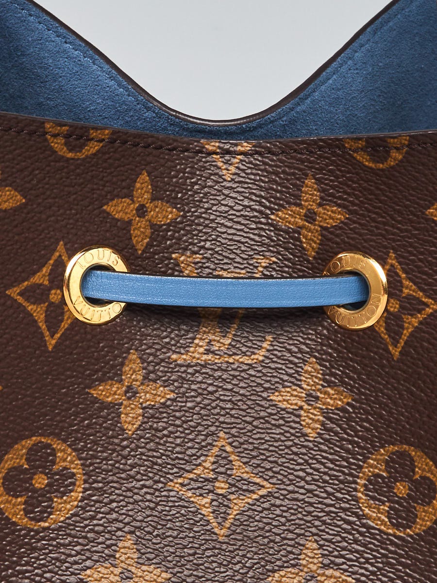 Louis Vuitton Blue Jean Monogram Canvas Neonoe Bag - Yoogi's Closet