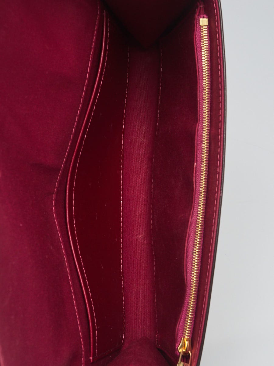 Louis Vuitton Beige Vernis Leather Louise Clutch Bag - Yoogi's Closet