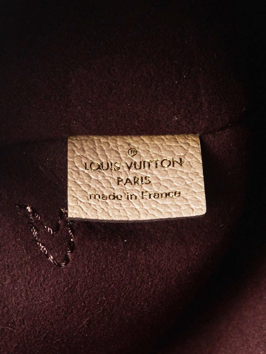 Louis Vuitton Tourterelle Giant Monogram Empreinte Neverfull MM  QJB0BJ9WEA000