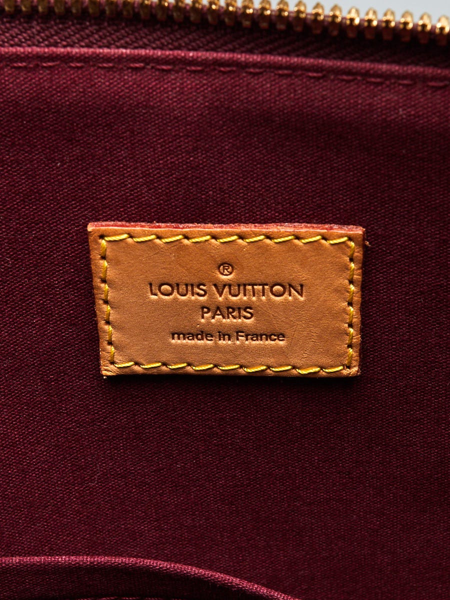 Louis Vuitton Rouge Fauviste Monogram Vernis Alma GM NM QJBHWE3AR3011