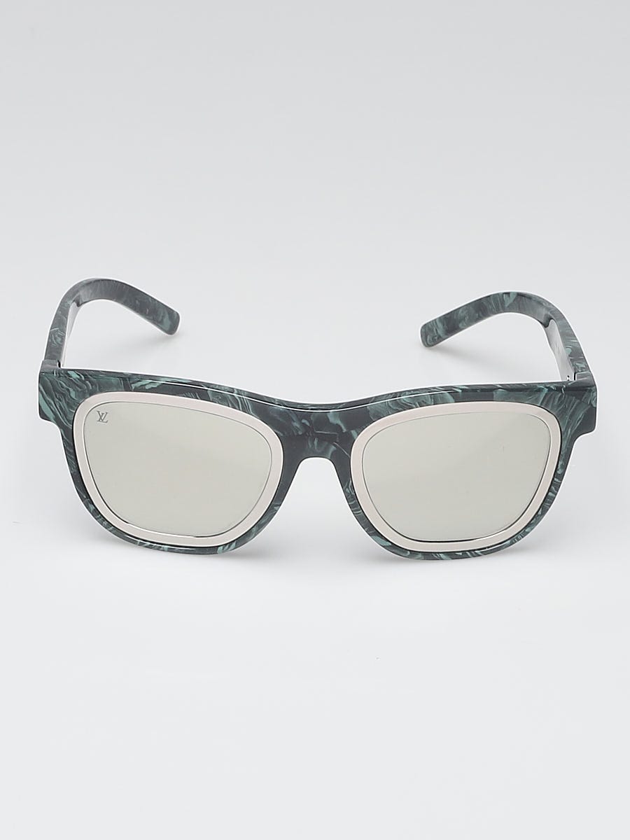 Louis Vuitton Green Tone/ Green Square Montgomery Sunglasses