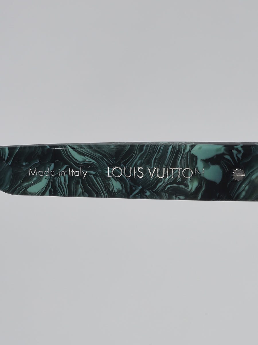 Louis Vuitton, Accessories, Authentic Louis Vuitton Green Marble  Sunglasses