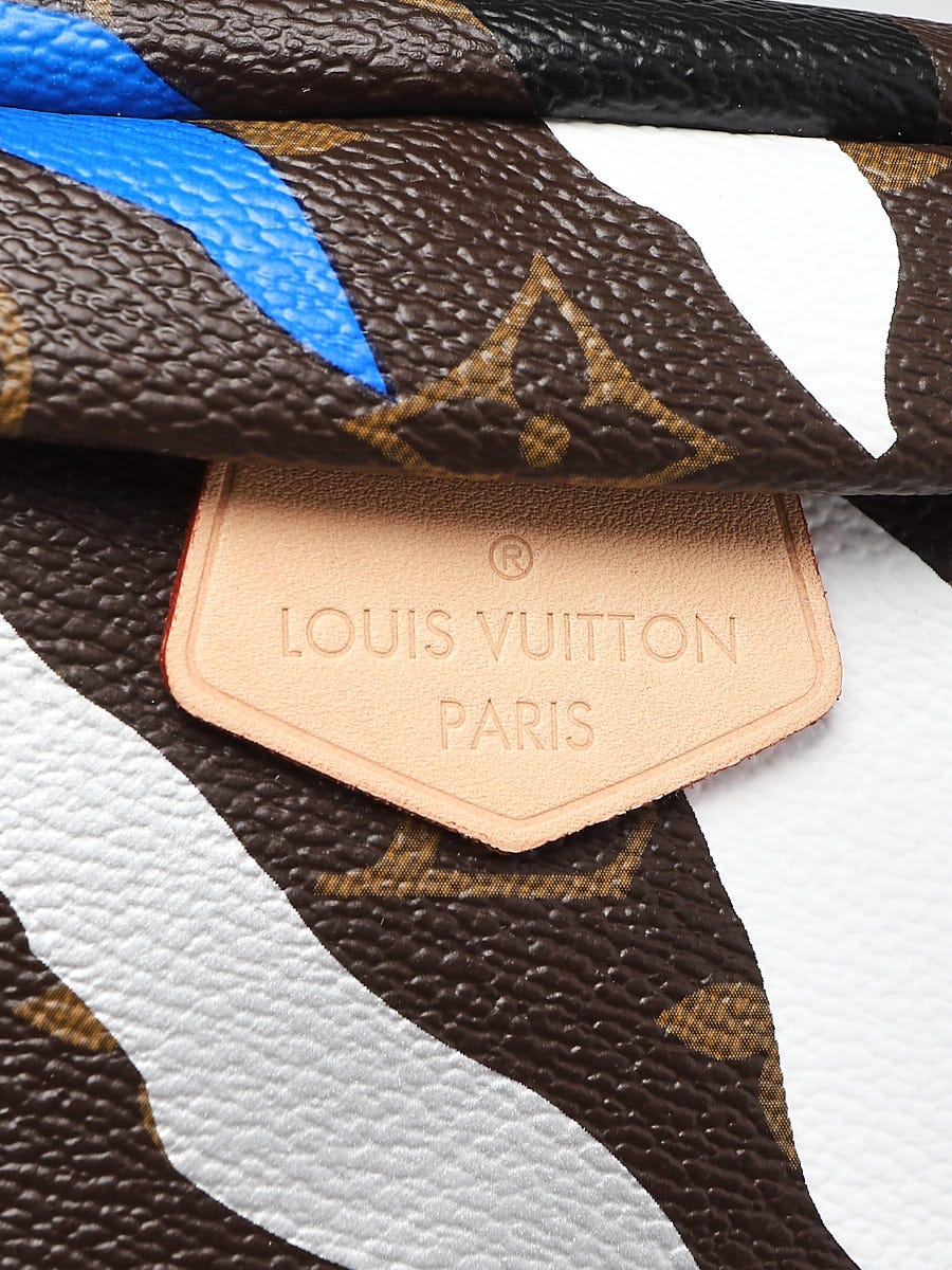 Louis Vuitton Beach Pouch Monogram Giant Hawaii Blue in Coated