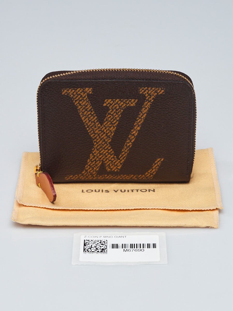 Louis Vuitton, Bags, Louis Vuitton Zippy Giant Reverse Monogram Canvas  Wallet