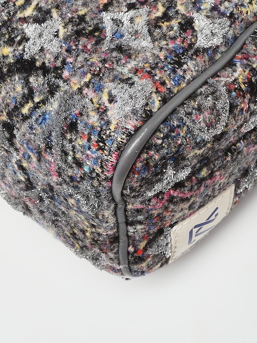 Louis Vuitton Grey/Multicolor Wool Keepall XS Bag - Yoogi's Closet