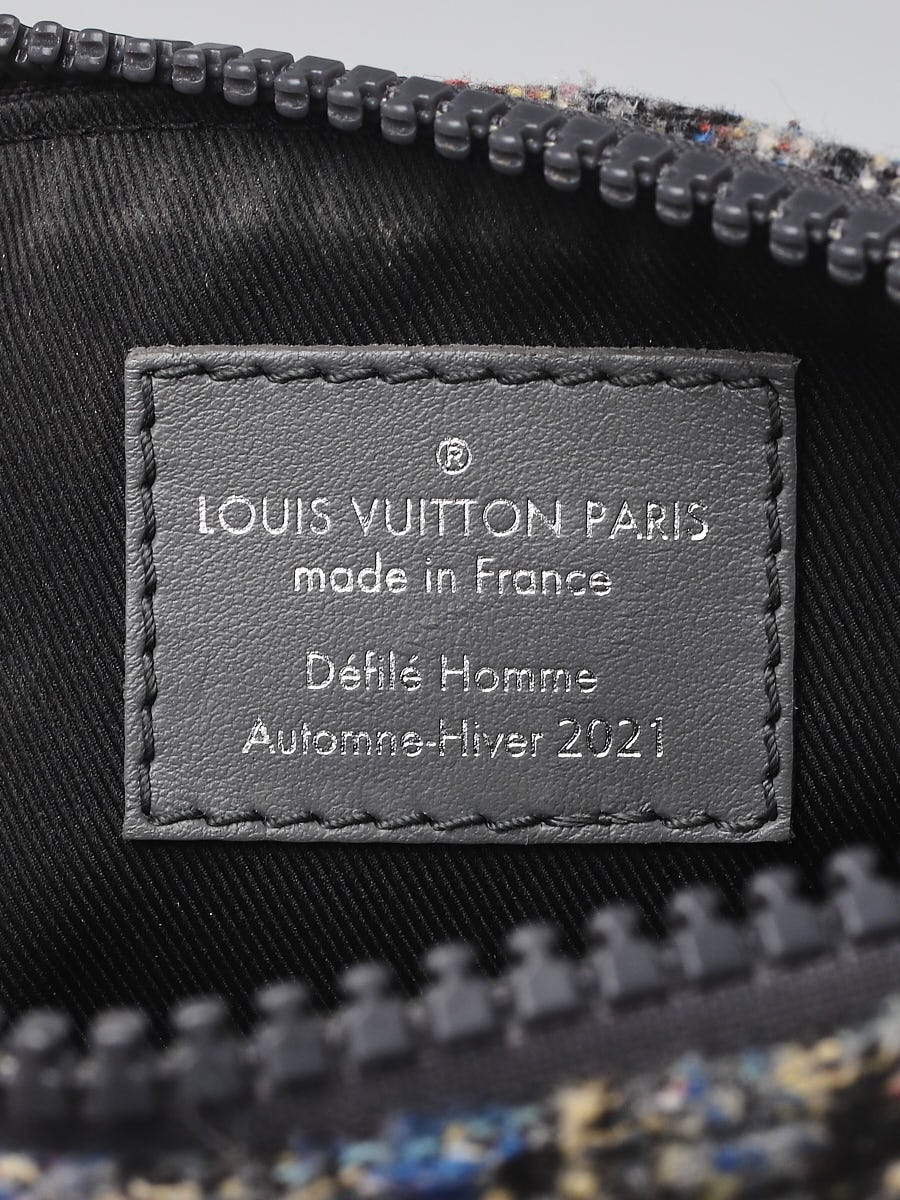 Louis Vuitton Graphic Trim Wool Overshirt Grey. Size Xs