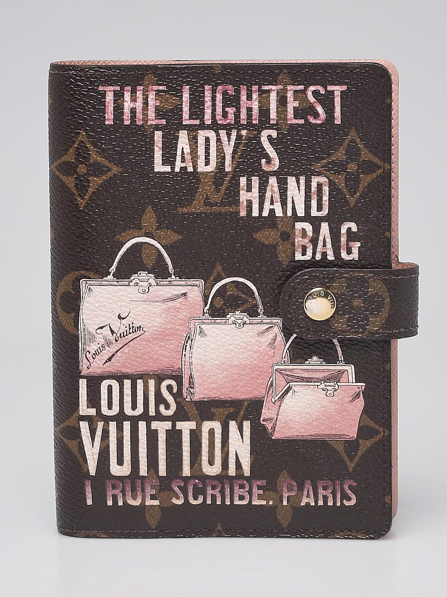 Louis Vuitton Brown/Pink Monogram Canvas Small Ring Agenda Louis Vuitton