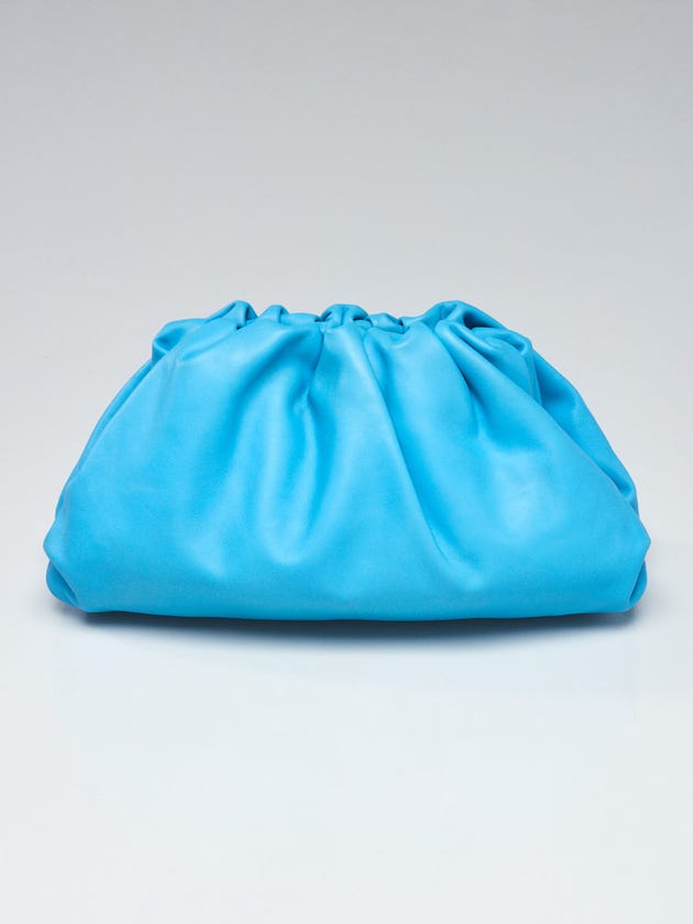 Bottega Veneta Linoleum Calfskin Leather The Pouch Clutch Bag