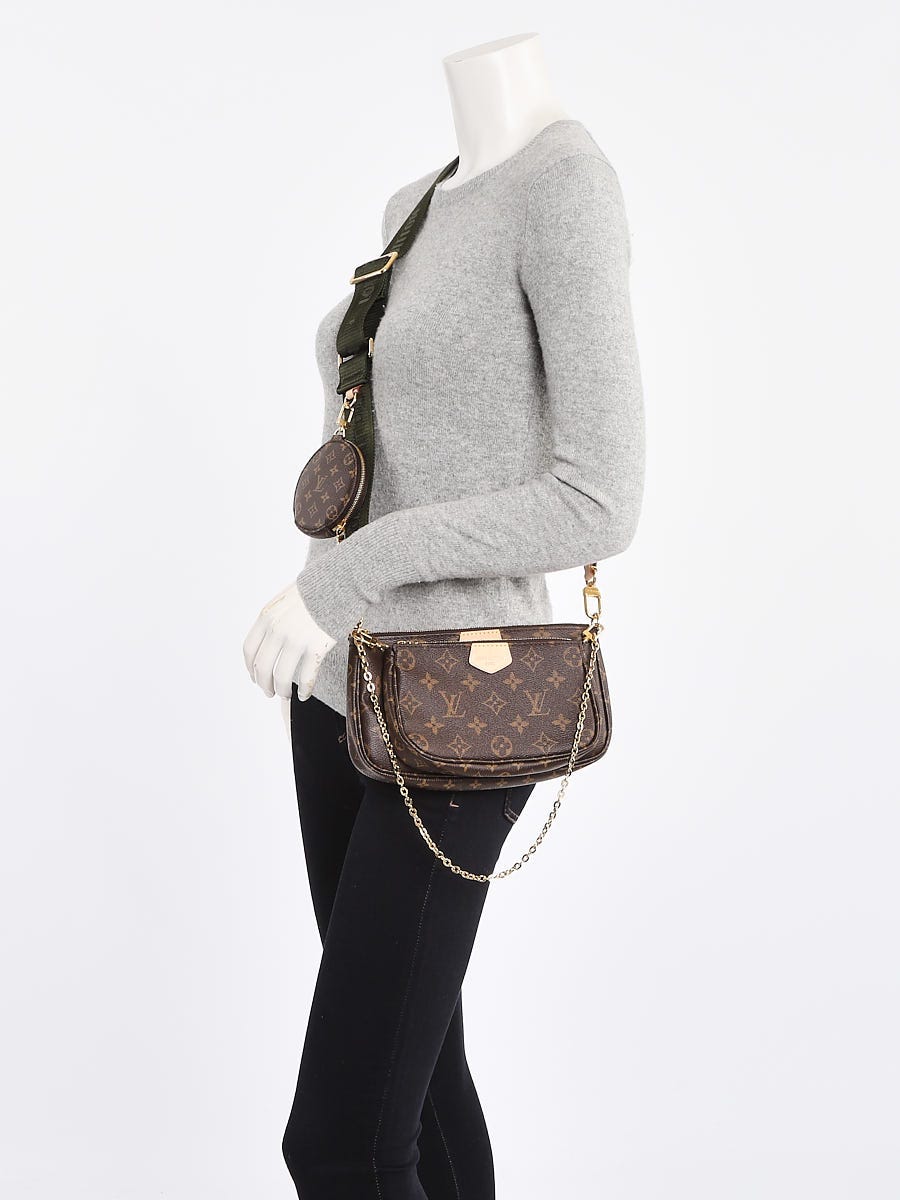 Louis Vuitton Khaki Monogram Canvas Multi Pochette Accessories Bag