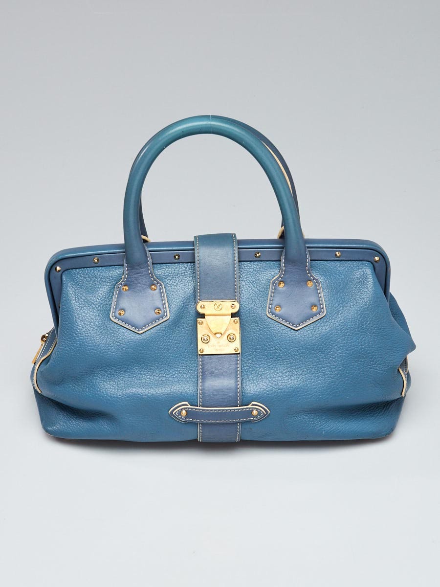 Louis Vuitton Blue Suhali Leather L'Epanoui PM Bag Louis Vuitton