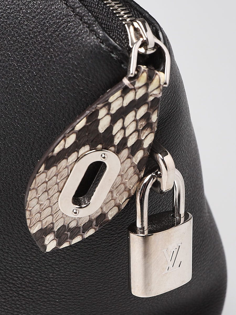 Soft Lockit PM Taurillon Bag - Black Python Handle – ZAK BAGS ©️