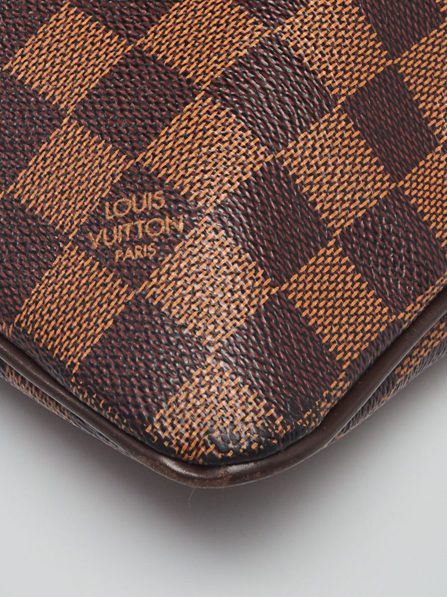 Louis Vuitton - Brooklyn Pochette Plate Damier Ebene Canvas