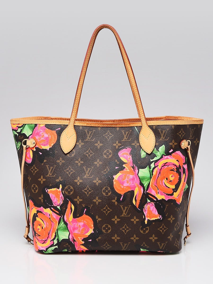 Louis Vuitton Limited Edition Stephen Sprouse Monogram Roses Neverfull ...