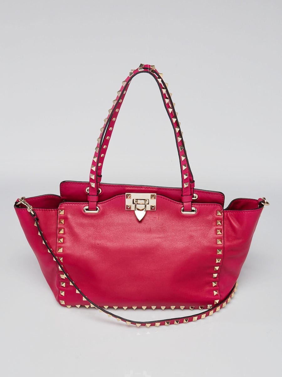 Prada Light Pink Saffiano Leather Small Double Zip Tote Bag - Yoogi's Closet