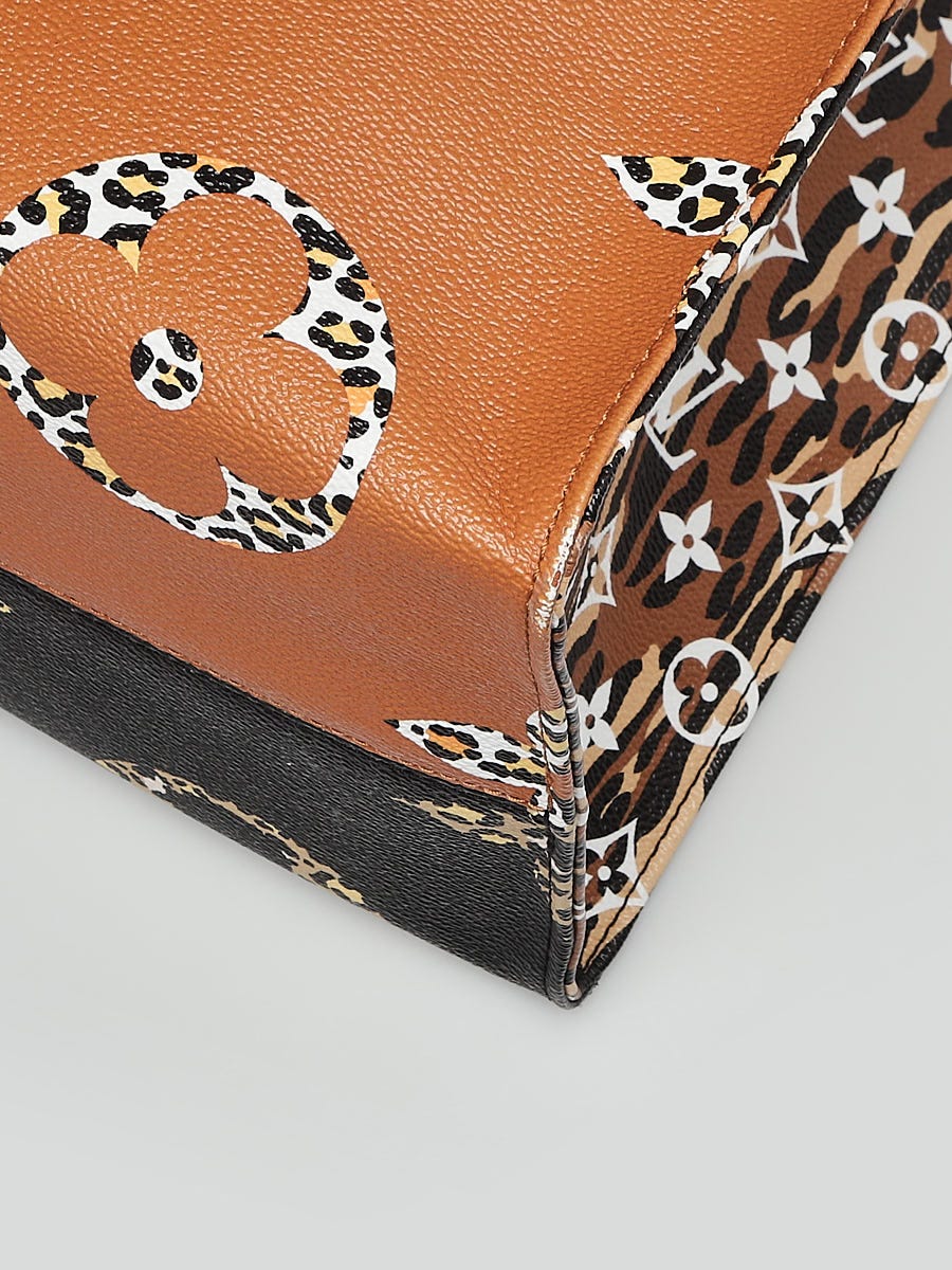 Louis Vuitton OnTheGo Jungle Noir Leopard print Cloth ref.155238