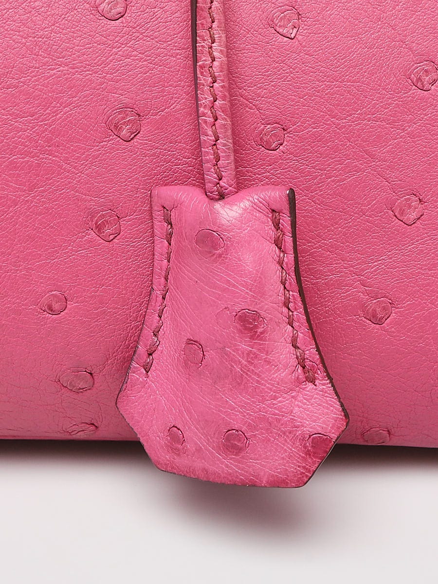 Hermès HERMES BIRKIN BAG 30 Ostrich Pink Ostrich leather ref.355878 - Joli  Closet