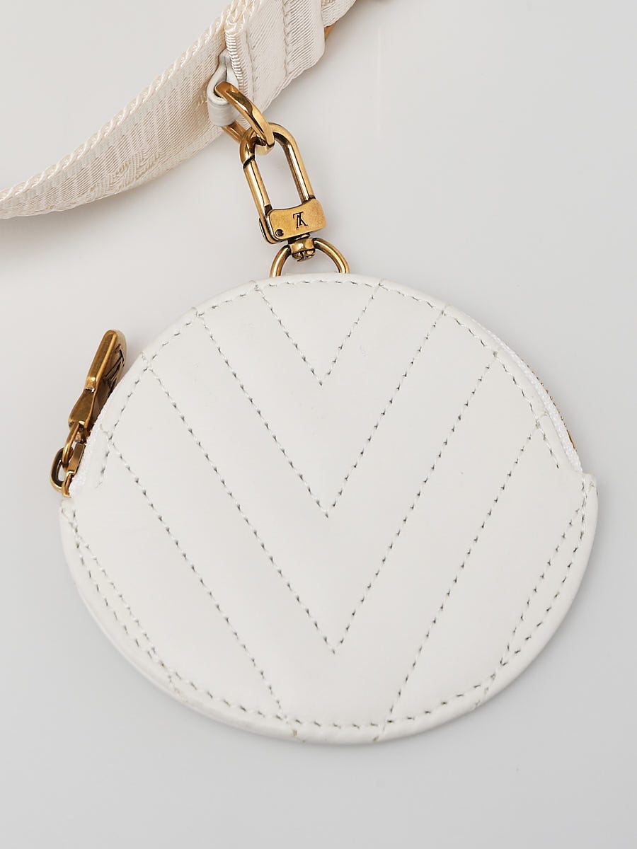 Louis Vuitton White Quilted Leather New Wave Multi-Pochette Bag - Yoogi's  Closet