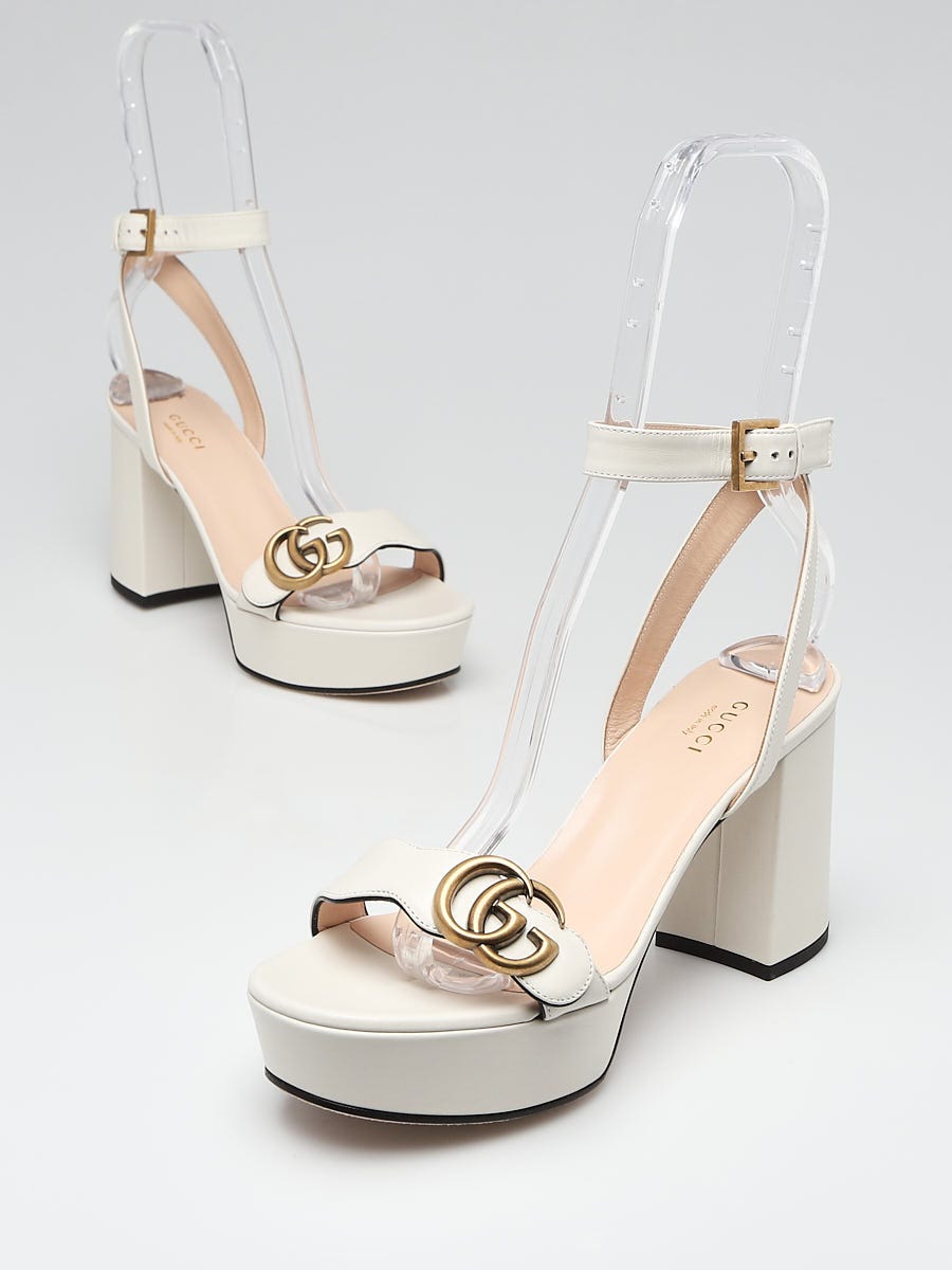 Gucci marmont platform sandals on sale