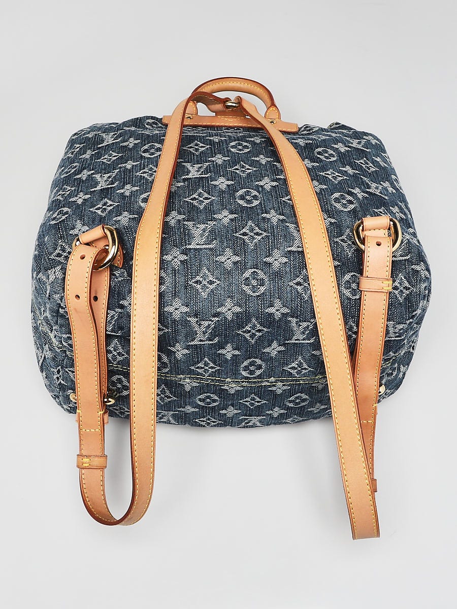 Louis Vuitton Monogram Denim Sac a Dos GM Backpack 34lk76s at 1stDibs