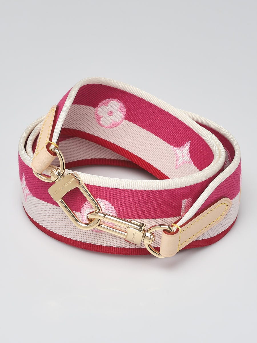 Louis Vuitton Pink Nylon Bandouliere Shoulder Strap - Yoogi's Closet