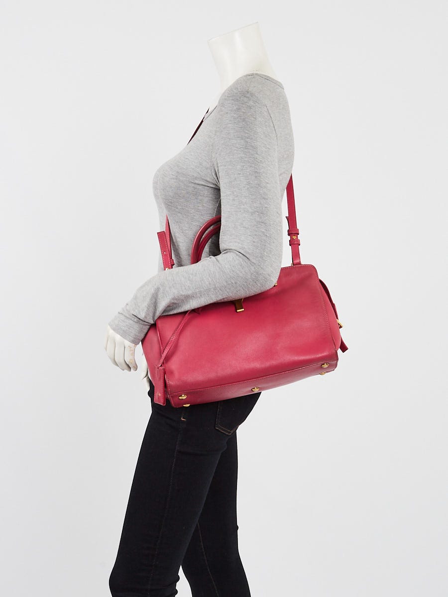 Yves Saint Laurent Pink Leather Small Cabas ChYc Bag