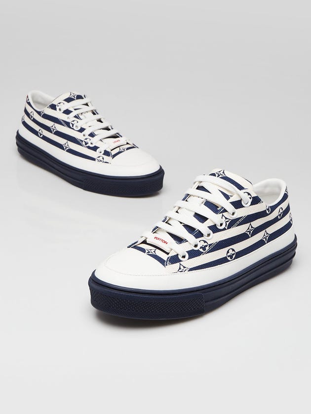 Louis Vuitton Blue Monogram Escale Canvas Stellar Sneakers Size 6/36.5