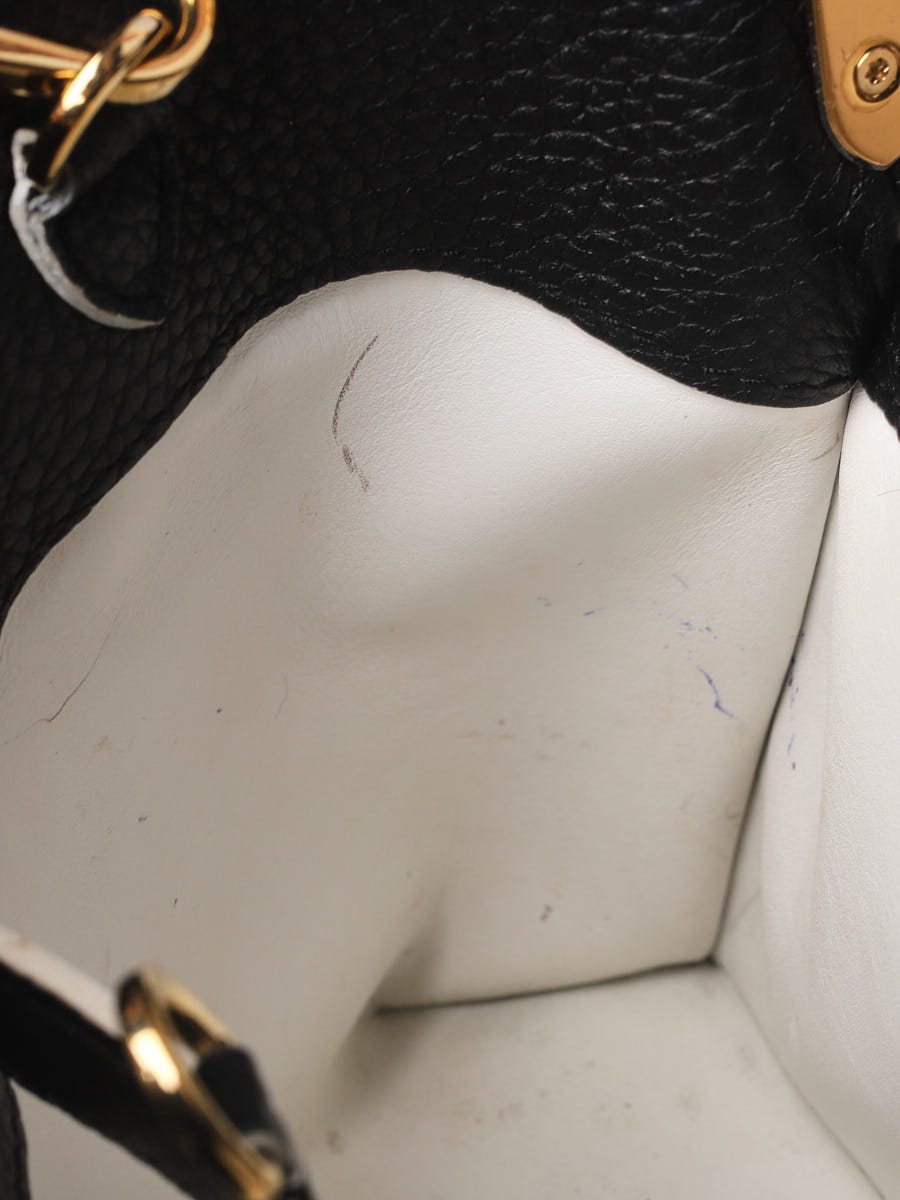 Louis Vuitton // 2017 Noir Taurillon Capucines GM Bag – VSP