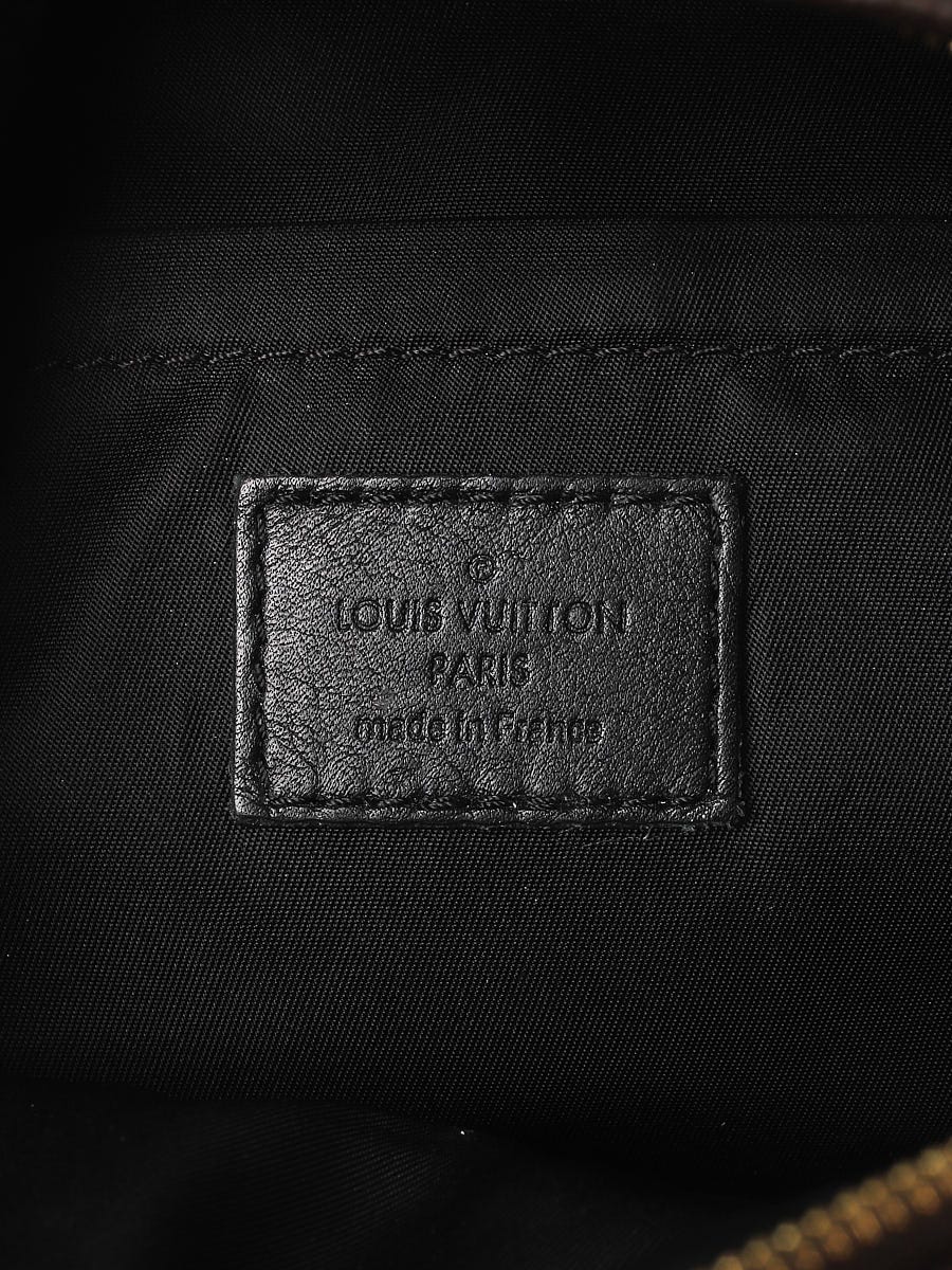 LOUIS VUITTON Calfskin Palm Springs Backpack Mini Straps Black 209807