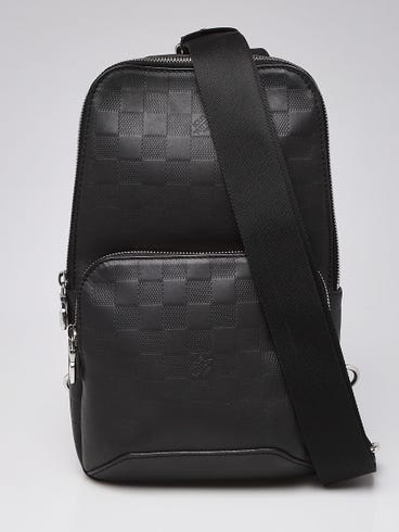 louis vuitton backpack sling bag Pilot Slingbag Bagpack point city bag Louis Vuitton Black Damier Infini