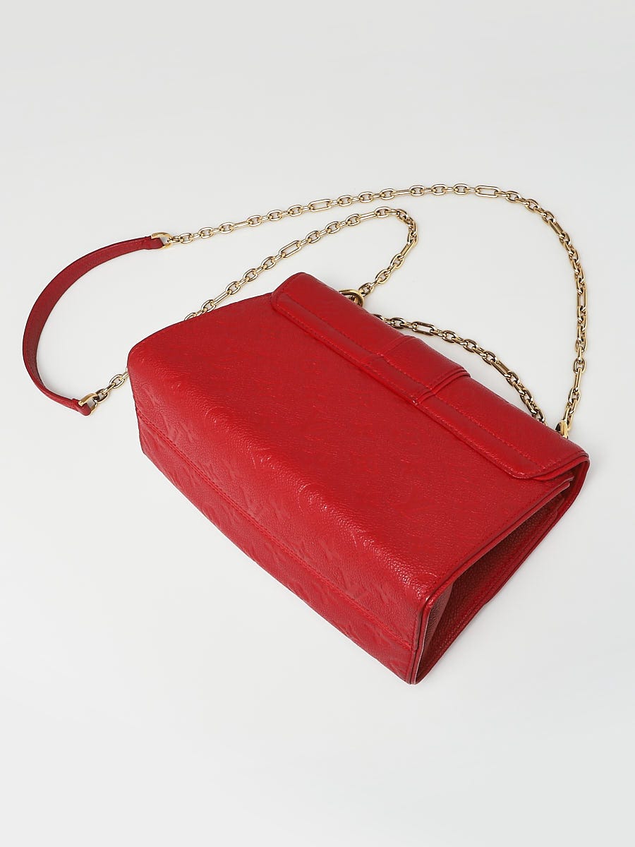 Louis Vuitton Scarlet Monogram Empreinte Leather Saint Sulpice PM Bag