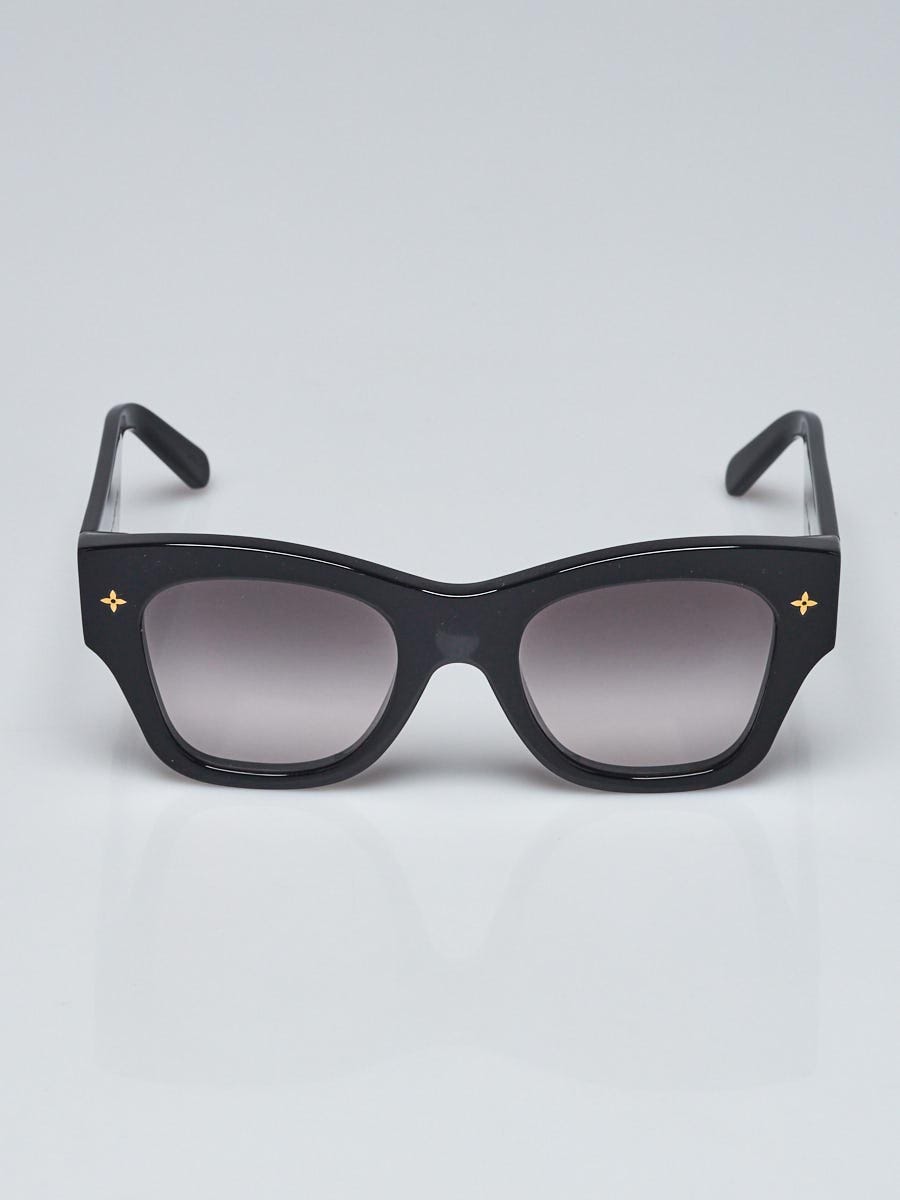 Louis Vuitton Black Acetate Rendez-Vous Cat Eye Oversized