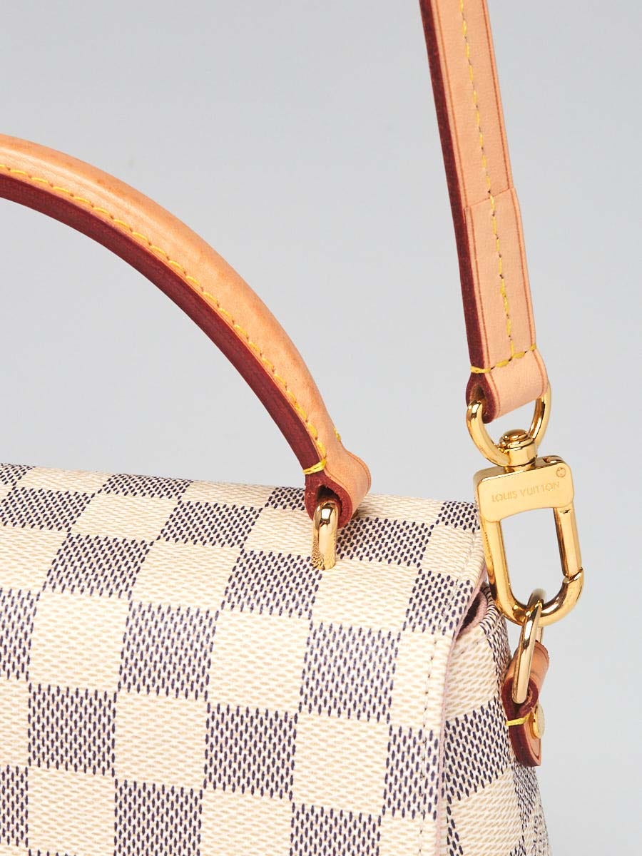 Louis Vuitton Damier Azur Canvas Croisette Bag - Yoogi's Closet