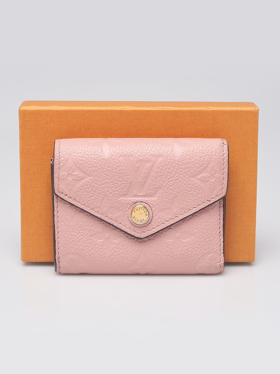 Louis Vuitton Rose Poudre Monogram Empreinte Leather Vavin Chain Wallet Bag  - Yoogi's Closet