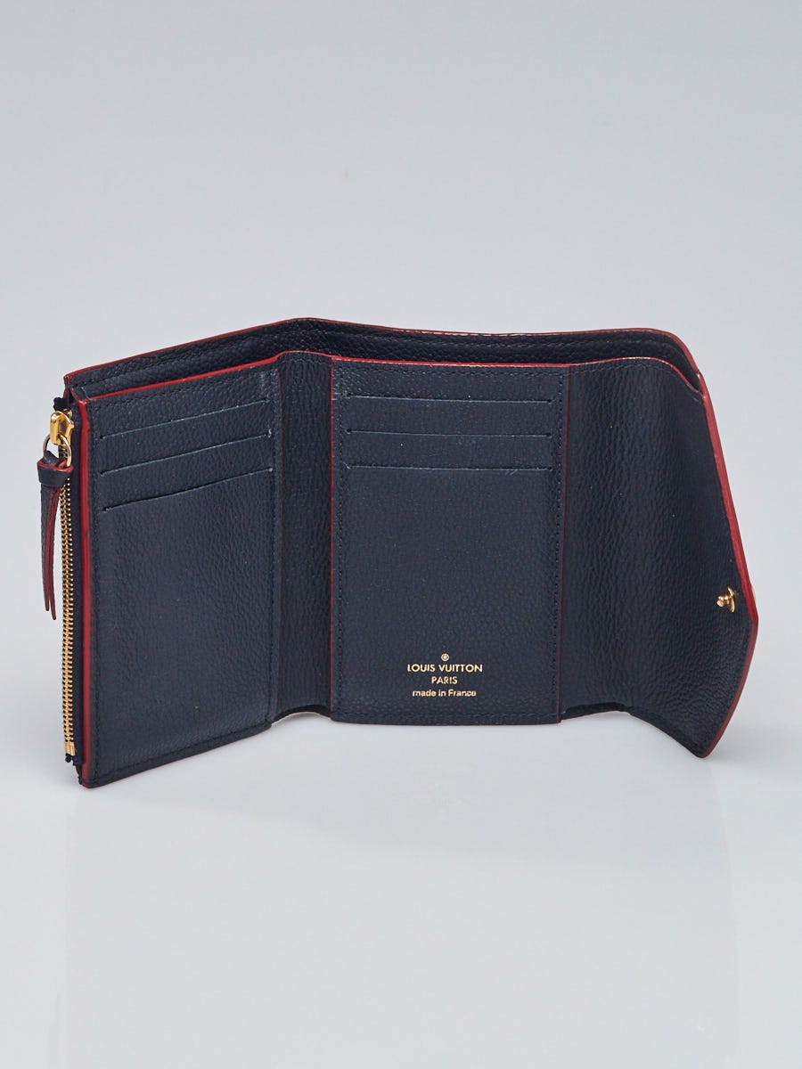 Louis Vuitton Victorine Wallet empreinte marine rouge - Good or Bag