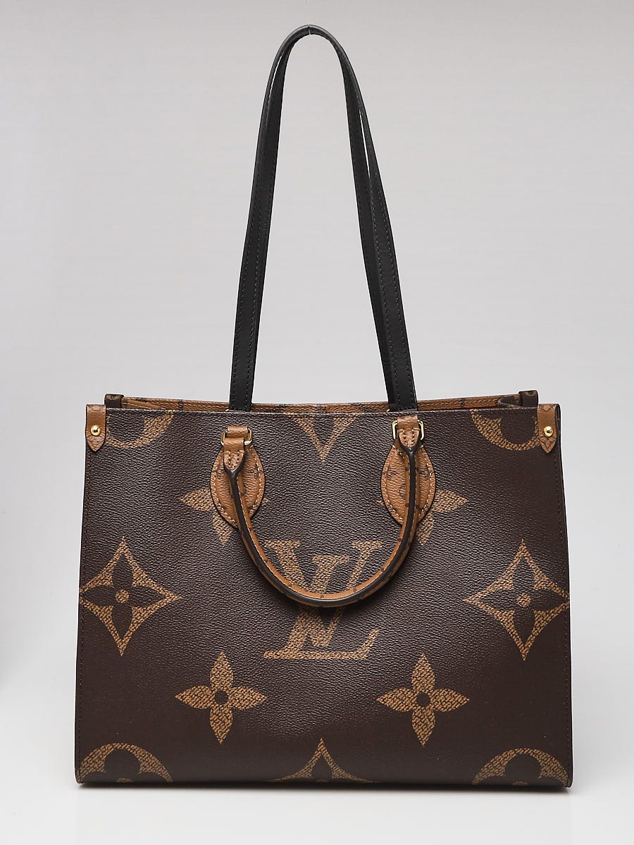 Louis Vuitton Monogram Giant Reverse Canvas Onthego PM Tote Bag w/o Strap -  Yoogi's Closet