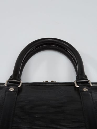 Porte documents voyage leather bag Louis Vuitton Black in Leather - 31968328