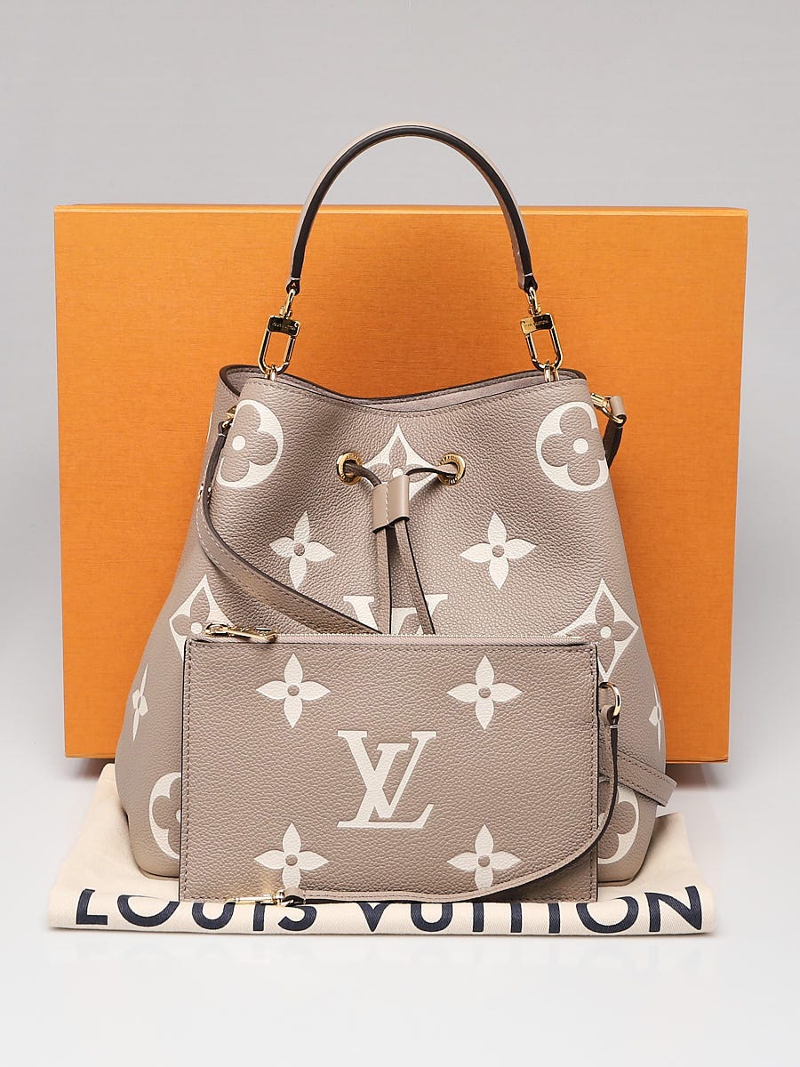 Louis Vuitton Néonoé mm Dove/Cream Monogram Empreinte