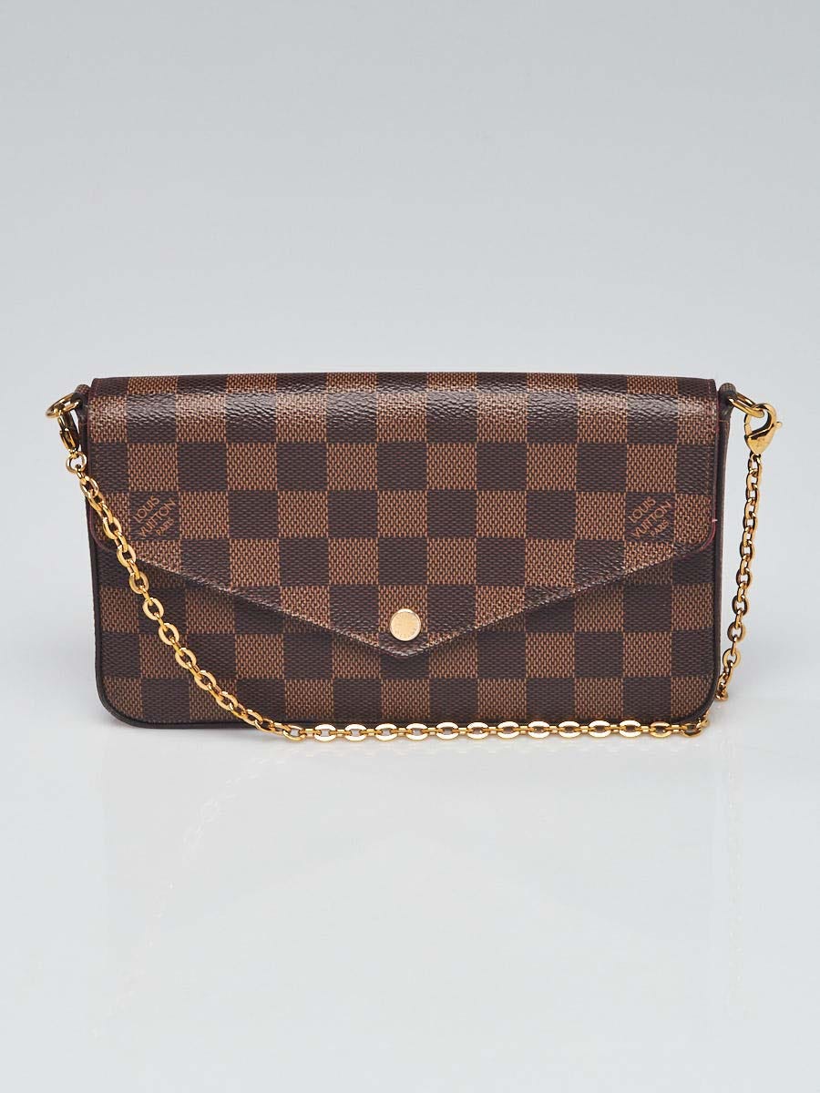 Louis Vuitton Pochette Felicie Damier Azur Hand Bag