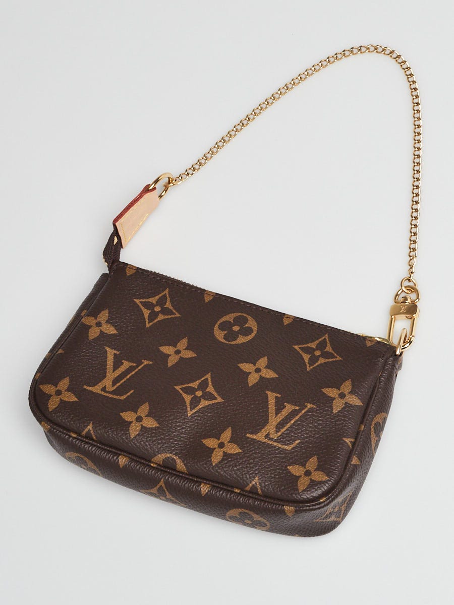 Louis Vuitton Brown Monogram Coated Canvas Jewelry Box Gold Hardware, 2021 (Like New), Womens Handbag