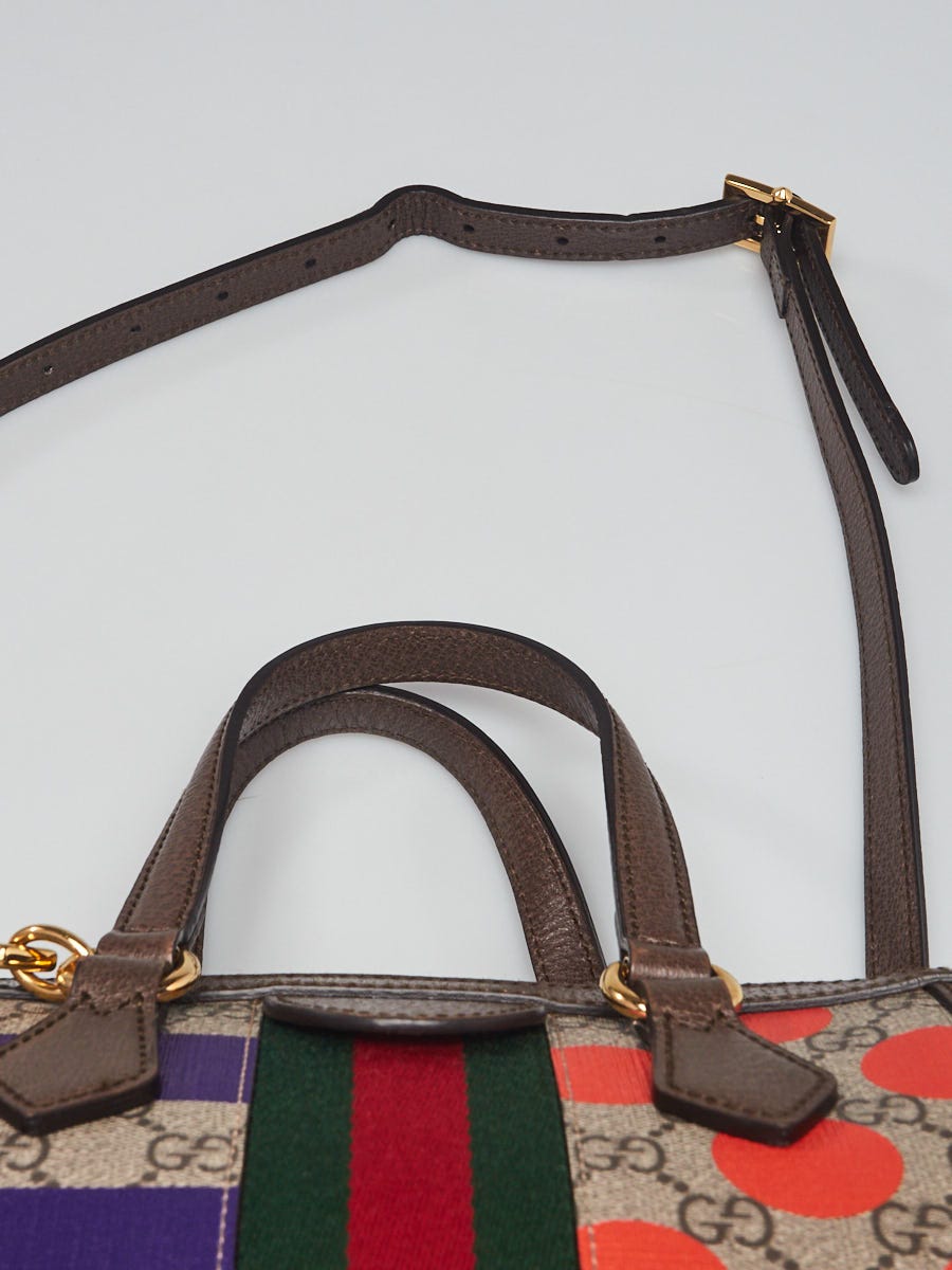 Gucci Beige/Ebony GG Canvas Vintage Web Large Tote Bag - Yoogi's