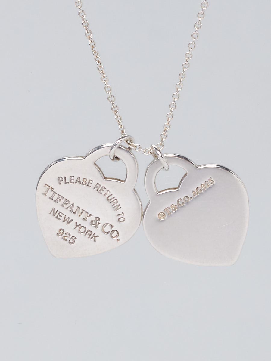 Tiffany & Co. Sterling Silver Red Enamel Return to Tiffany