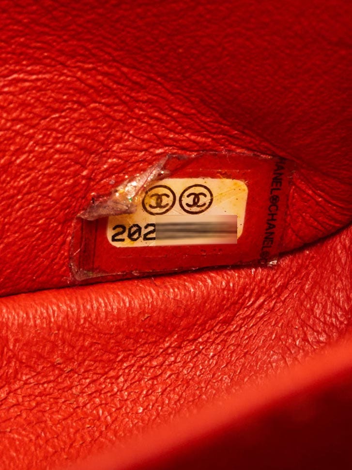 Chanel Orange 2.55 Reissue Quilted Patent Caviar Leather 226 Flap