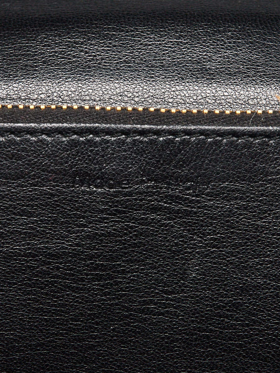 Celine Black Calfskin Leather Large Classic Box Bag - Yoogi's Closet