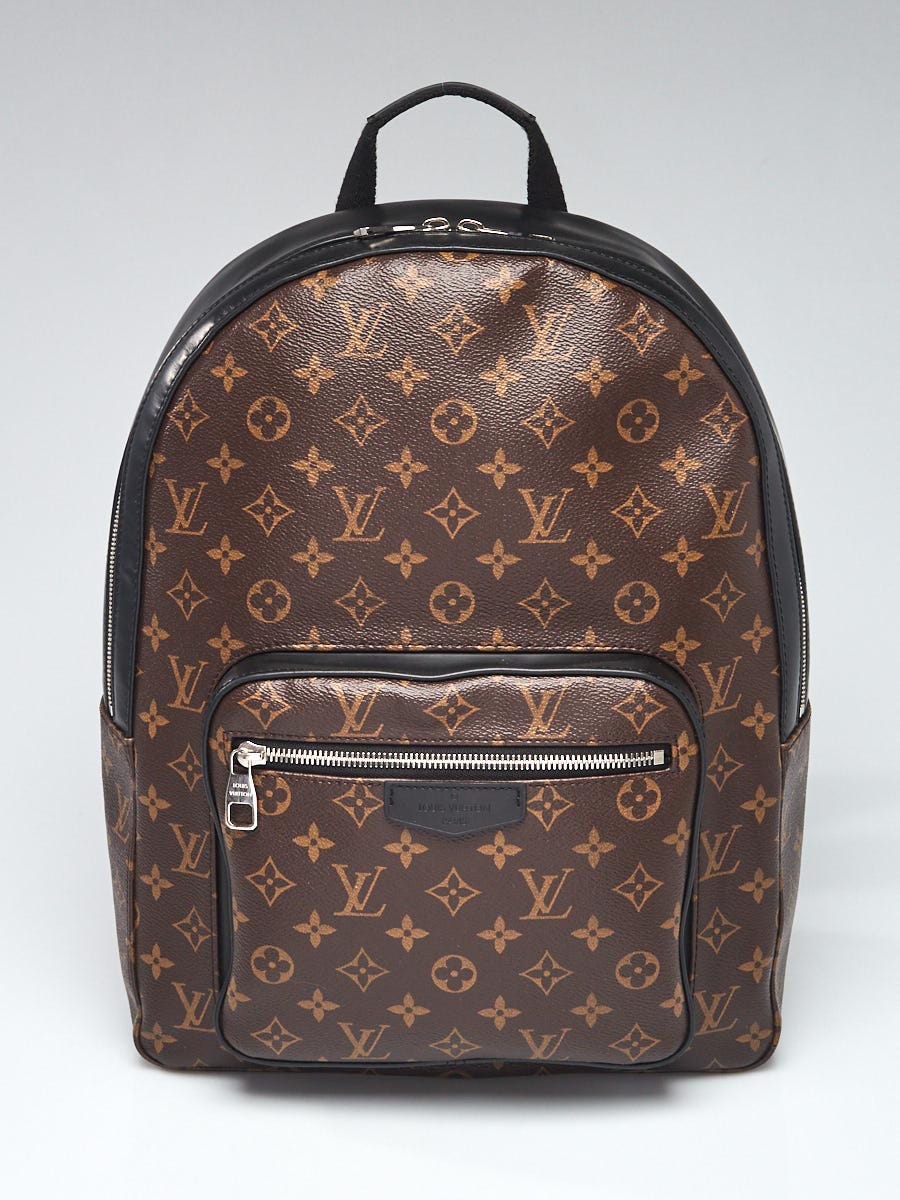 Louis-Vuitton backpack- Josh Canvas Backpack, Leather, Gently Used