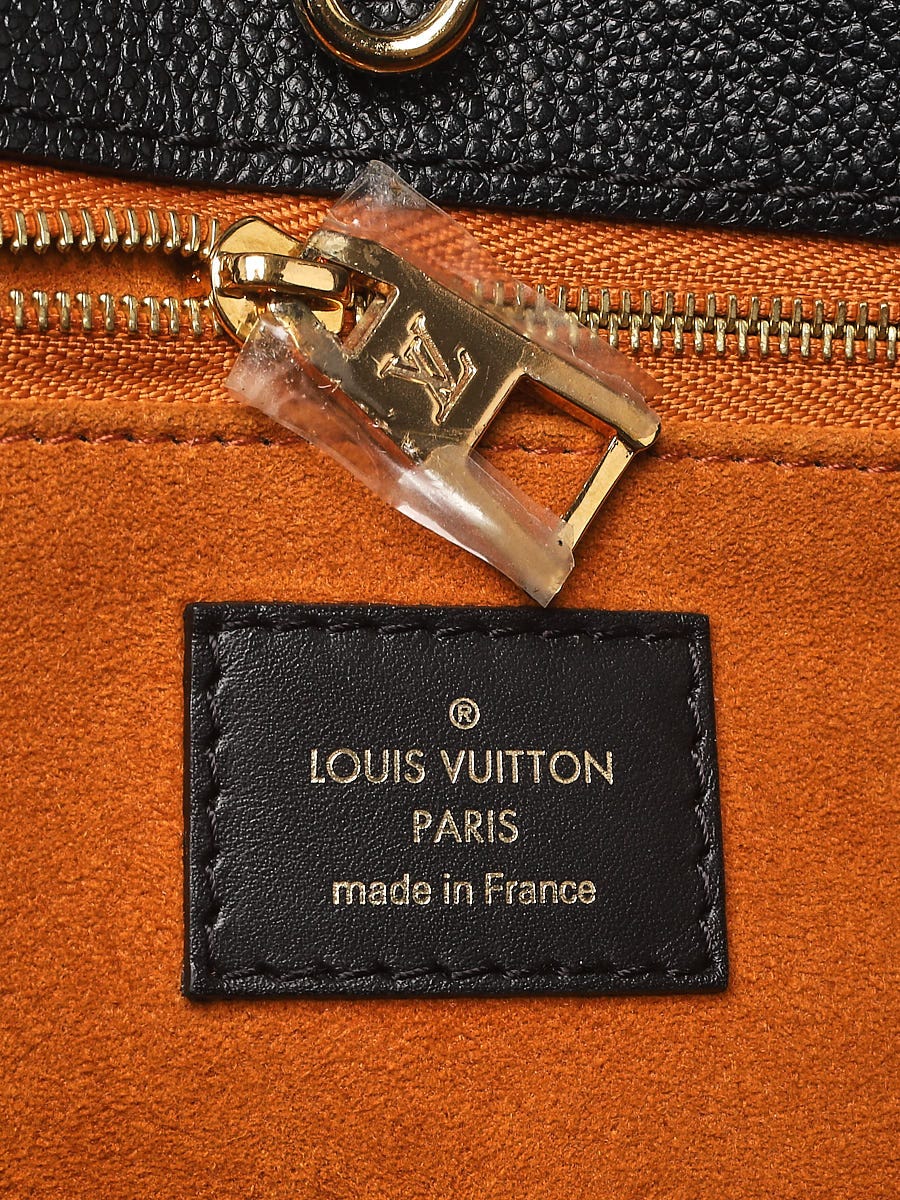 Louis Vuitton Cognac Monogram Giant Empreinte Onthego GM Bag – The